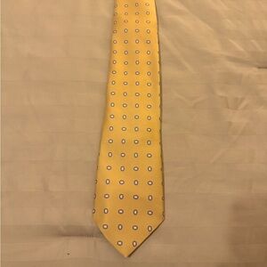 Brooks Brothers Yellow and Blue Patterned Tie